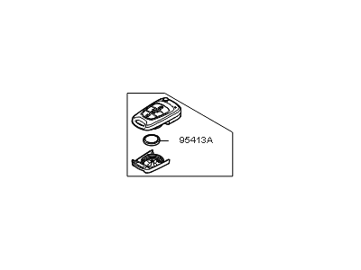 Kia 954301W022 Keyless Entry Transmitter Assembly