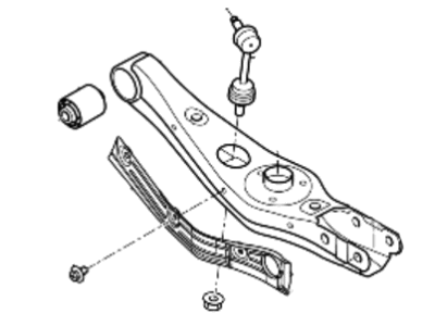 Kia 55210C5060 Arm Complete-Rear Lower