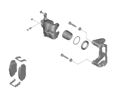 Kia 58110CV200CWA BRAKE ASSY-FR,LH