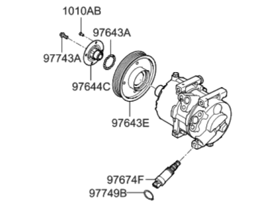 Kia 97701D9001 Compressor Assembly