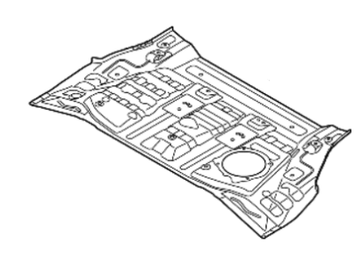 Kia 65511C5000 Panel Assembly-Rear Floor