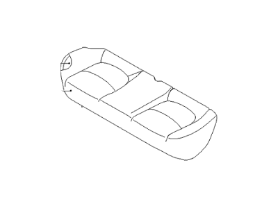 Kia 891002K021AHL Cushion Assembly-Rear Seat