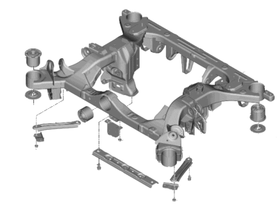 Kia 55405CV000 CROSSMEMBER-RR