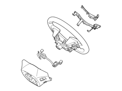2016 Kia Sportage Steering Wheel - 56110D9070ASSA1