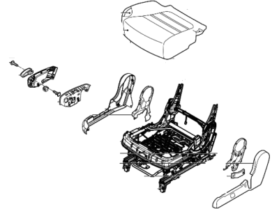 Kia 89200C6860C76 Cushion Assembly-2ND Sea