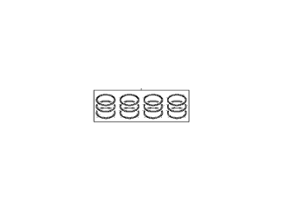 Kia Soul Piston Ring Set - 2304023991