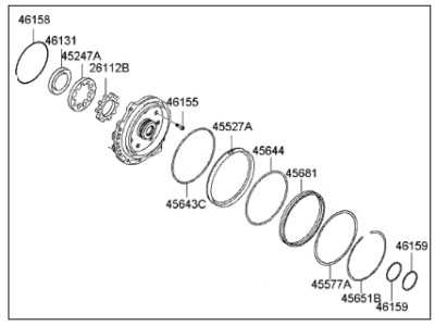 Kia 461003B600 Set-Oil Pump Assembly