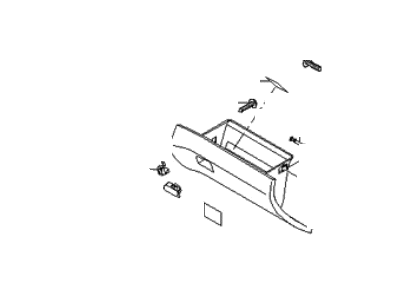 2008 Kia Spectra SX Glove Box - 845102F101VA