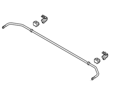 Kia 555103W110 Bar Assembly-Rear Stabilizer