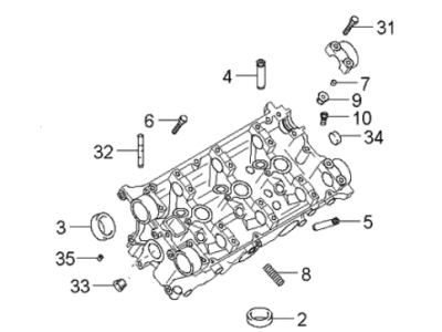 Kia Sorento Cylinder Head - 2210039000