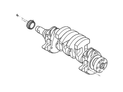 2023 Kia Forte Crankshaft - 91ZG62BX00