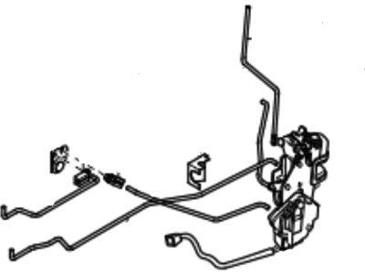 2002 Kia Spectra Door Lock Actuator - 0K2A158310C