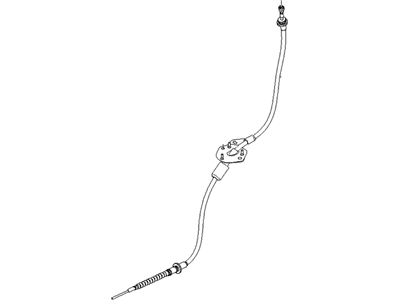 Kia 597504D000 Cable Assembly-Parking Brake