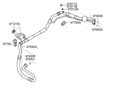 2017 Kia Niro A/C Hose - 97777G5200