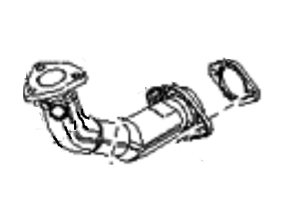 Kia 0K2NA40500A Front Pipe Assembly