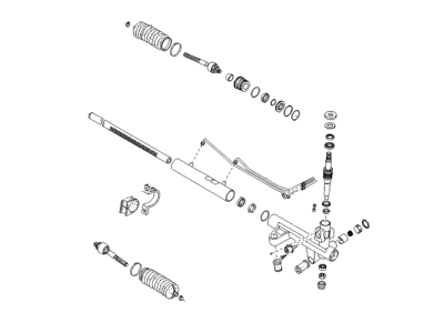 Kia Sorento Steering Gear Box - 577103E011