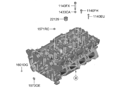 2022 Kia Stinger Cylinder Head - 221102T000