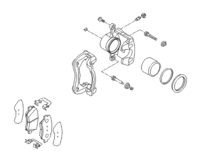 2016 Kia Forte Brake Caliper - 58110A7000