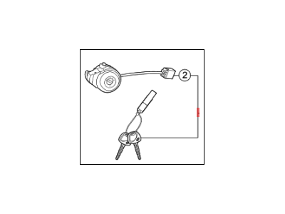 2014 Kia Sportage Ignition Lock Cylinder - 819003WG00