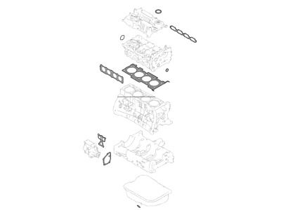 Kia 209102GH07 Gasket Kit-Engine OVEAUL