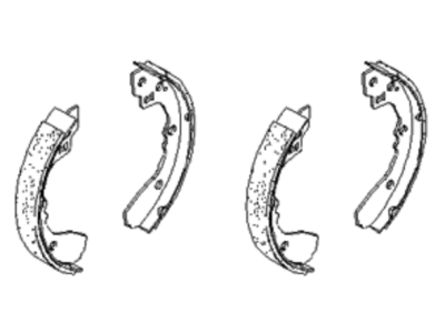 2005 Kia Rio Brake Shoe Set - 58315FDA01