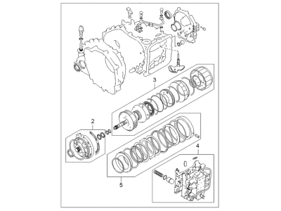 Kia K0AB322900 Seal Kit,Automatic TRANSAXLE OVERHAU