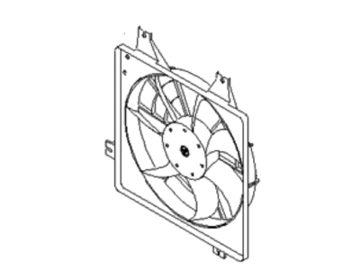 2004 Kia Spectra A/C Condenser Fan - 1K2A161710A