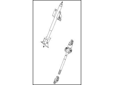 2000 Kia Sportage Steering Column - 0K08A3210XH