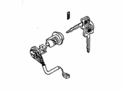 2001 Kia Sportage Trunk Lock Cylinder - 0K07F76960