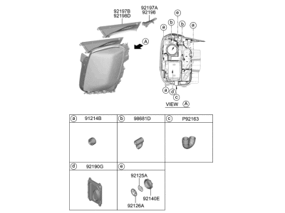 2022 Kia Telluride Headlight - 92102S9030