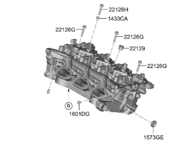 Kia 551G53NA00 Head Sub Assembly-CYLIND