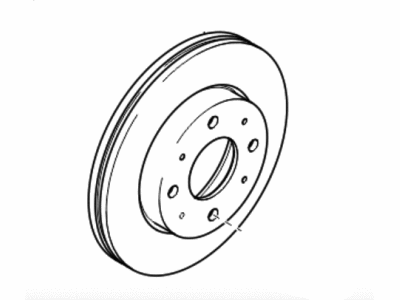 2000 Kia Optima Brake Disc - 5171238300