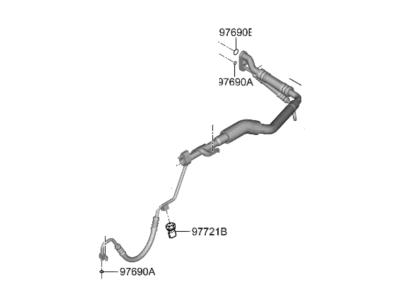 2019 Kia K900 A/C Hose - 97777J6050