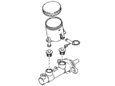 2003 Kia Rio Brake Master Cylinder - 0K30A43400B