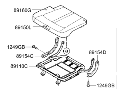 Kia 89A10P2000MRL