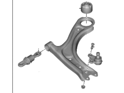 Kia 54500N9000 ARM COMPLETE-FR LWR