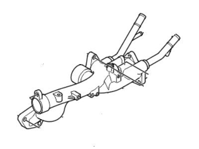 Kia Sorento Thermostat Housing - 256203C500