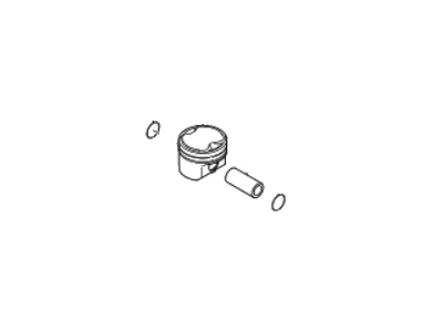 Kia 230412E361 Piston & Pin & Snap