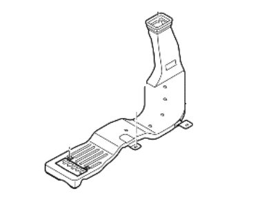 Kia 97370A9000 Duct-Rear Heating,RH