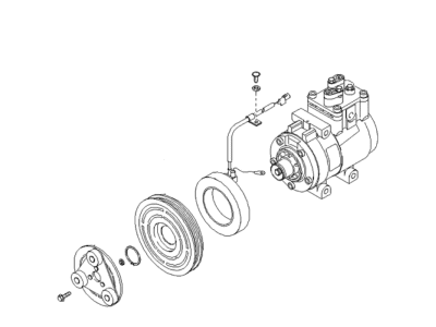 Kia Rio A/C Compressor - 0K30A61450C