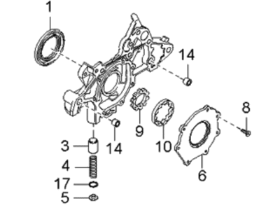 Kia 0K30F14100C