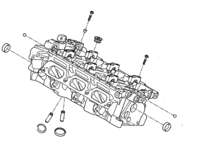 Kia Sorento Cylinder Head - 596Y53LH00B