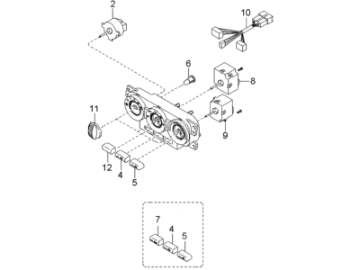 Kia 1K2N261190C Control Assembly-Heater