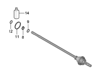 2023 Kia Sportage CV Joint - 496L1N7000