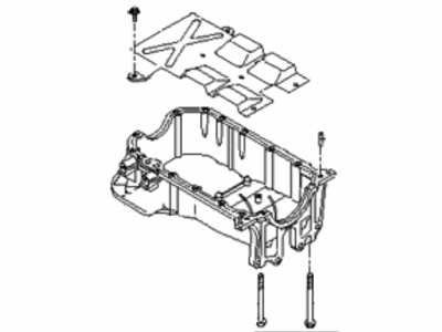 2010 Kia Rondo Oil Pan - 215203E003