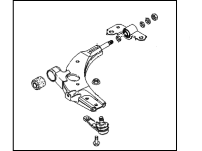 Kia 0K2A134350B Arm Assembly-Low,LH