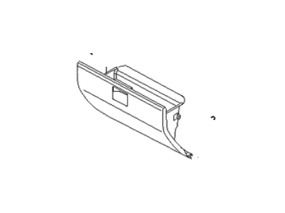 2008 Kia Sorento Glove Box - 845103E510FC