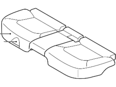 Kia 89160AO110AUZ COVERING ASSY-RR SEA