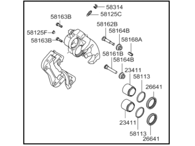 Kia 581904DA00