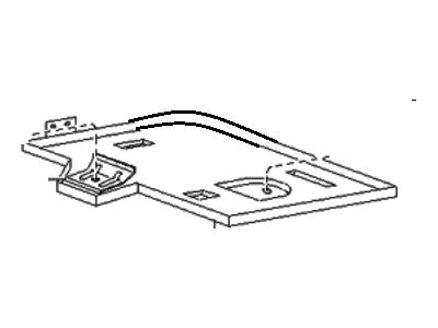 2002 Kia Optima Battery Tray - 3715038000